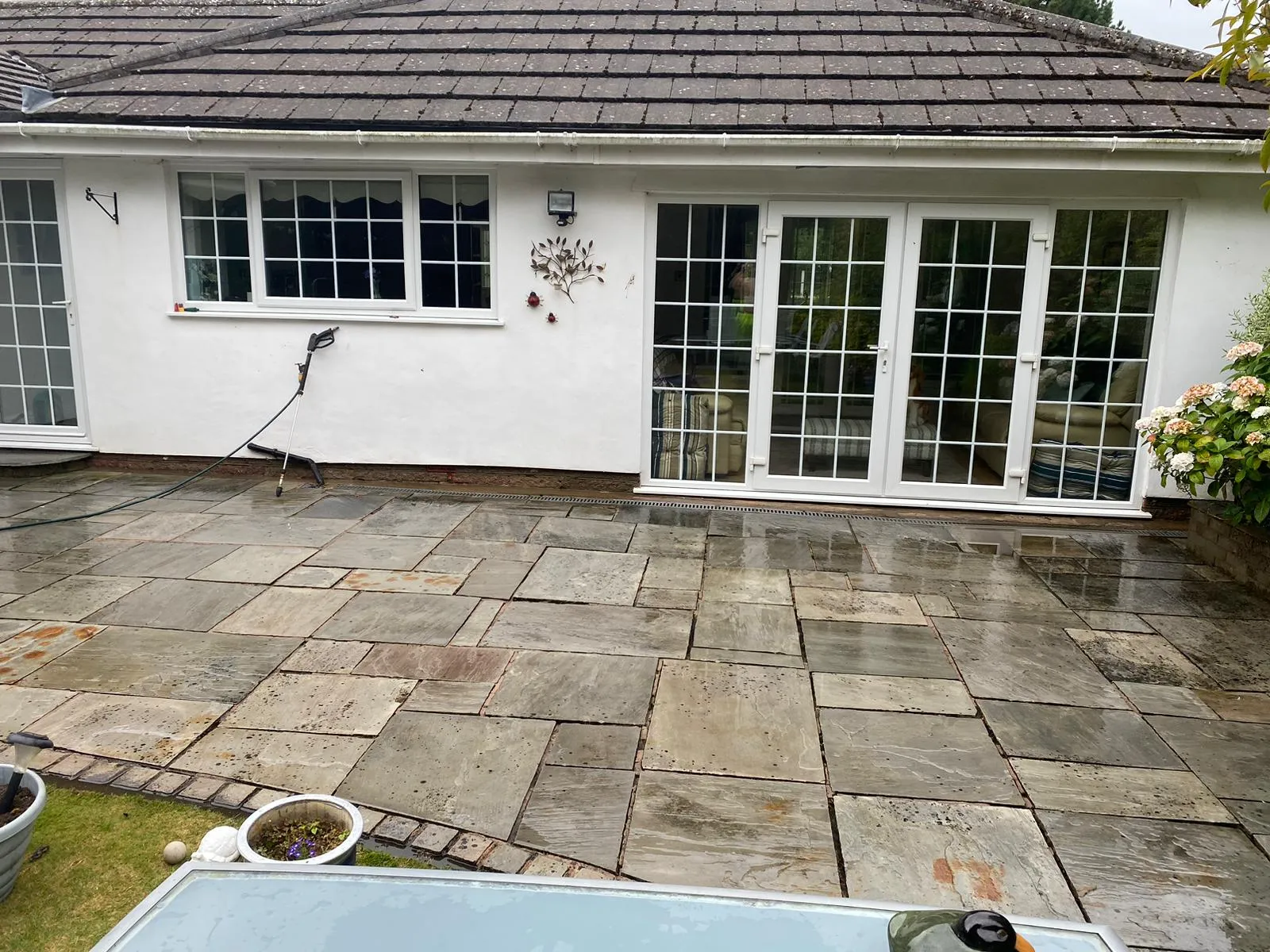 Patio Cleaning after